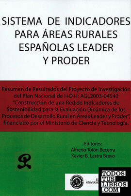 Sistema de indicadores para áreas rurales españolas Leader y Proder