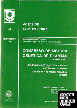 Congreso de mejora genética de plantas. Almería 2002