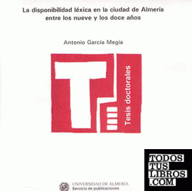 La disponibilidad léxica en la ciudad de Almería entre los nueve y los doce años