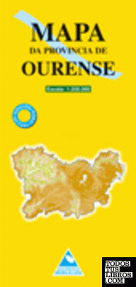 Mapa da provincia de Ourense
