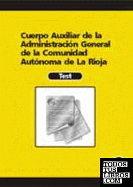 Test de auxiliar de la Comunidad Autónoma de La Rioja