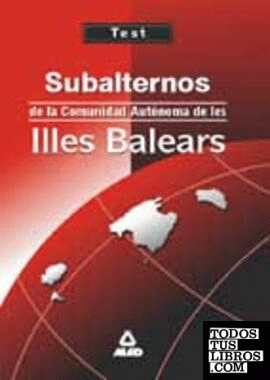 Test de Subalternos de la Comunidad Autónoma de les Illes Balears