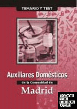Personal laboral de la Comunidad Autónoma de Madrid. Auxiliar doméstico