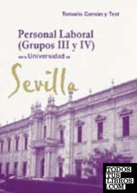 Grupo III y IV personal laboral de la Universidad de Sevilla