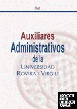 Auxiliar Administrativo Universidad Rovira i Virgili. Test