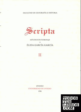 Scripta. Estudios en homenaje a Élida García García. Tomo II