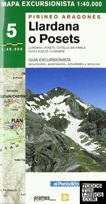 Mapa excursionista Llardana-Posets