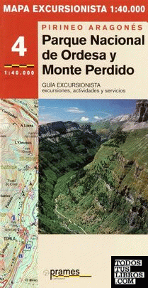 Mapa excursionista Parque Nacional de Ordesa y Monte Perdido