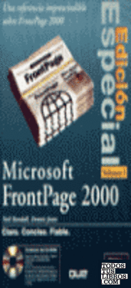Edición especial Microsoft Frontpage 2000