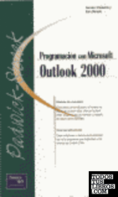 Programación con MS Outllok 2000