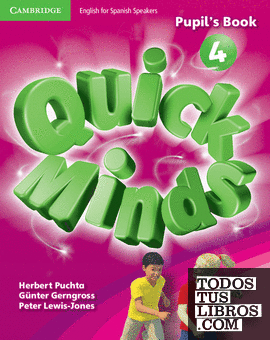 Quick Minds Level 4 Pupil's Book with Online Interactive Activities Spanish Edition