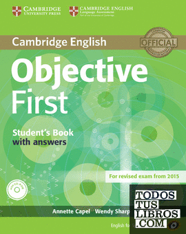 Objective First for Spanish Speakers Student's Book with Answers with CD-ROM with 100 Writing Tips 4th Edition