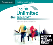 English unlimited for spanish speakers elementary class audio cds (3)