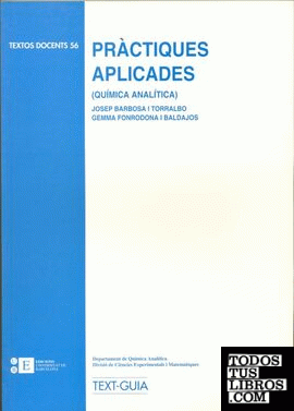 Pràctiques Aplicades (Química analítica) Text-Guia