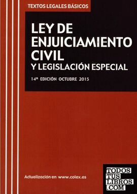 ley de enjuiciamiento civil y legislacion especial