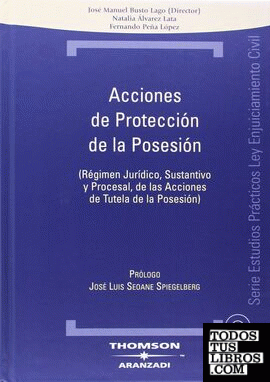 Acciones de protección de la posesión - (Régimen jurídico, sustantivo y procesal, de las acciones de tutela de la posesión)