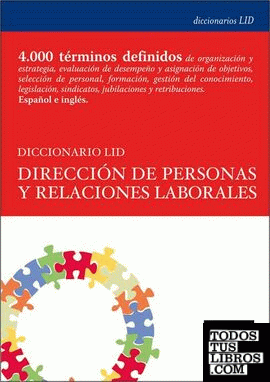 Diccionario Lid Dirción de personas y relaciones laborales