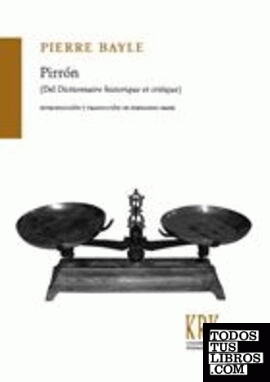 Pirrón (Del Dictionnaire historique et critique