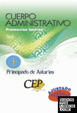 Test Oposiciones Cuerpo Administrativo del Principado de Asturias. Promoción Interna