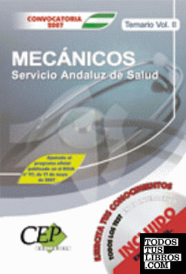 Temario Vol. II Oposiciones Mecánicos. Servicio Andaluz de Salud (SAS)
