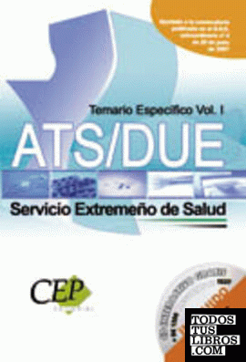 Temario Específico Vol. I. Oposiciones ATS/DUE. Servicio Extremeño de Salud