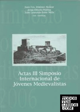 Actas iii Simposio Internacional de Jóvenes Medievalistas