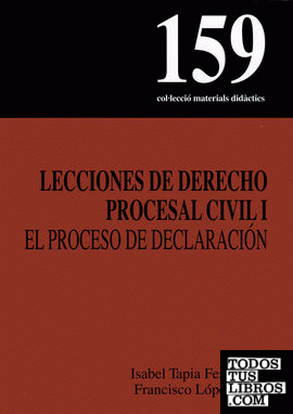 Lecciones de derecho procesal civil I