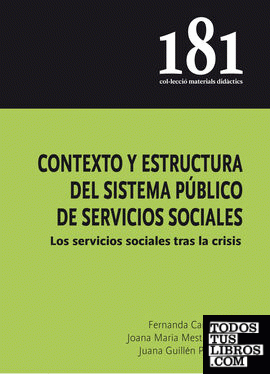 Contexto y estructura del sistema público de servicios sociales