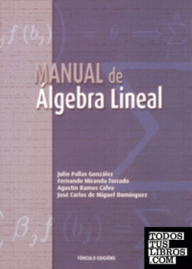 Manual de álgebra lineal
