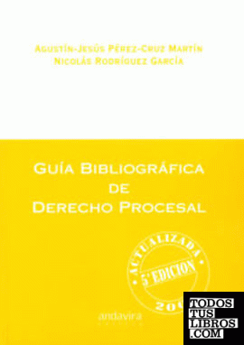 Guía Bibliográfica de derecho procesal