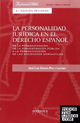 La personalidad jurídica en el derecho español