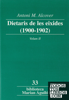 Dietari de les eixides (1900-1902). Volum 2