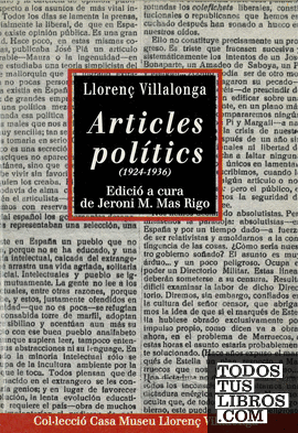 Articles polítics (1924-1936)
