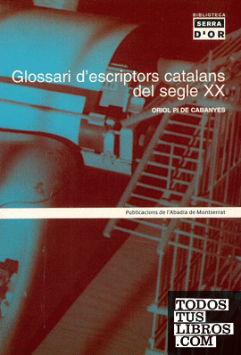 Glossari d'escriptors catalans del segle XX