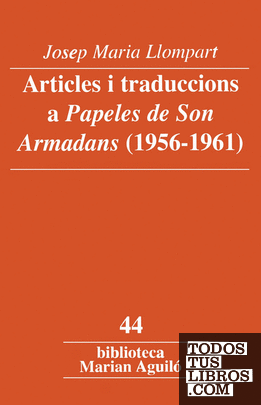 Articles i traduccions a "Papeles de Son Armadans" (1956-1961)