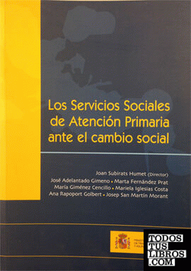 Los Servicios Sociales de Atención Primaria ante el cambio social
