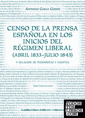 Censo de la prensa española en los inicios del régimen liberal