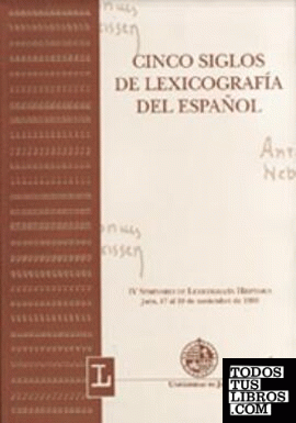 Cinco siglos de lexicografía español