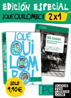¡Qué Quilombo! 2 x 1 (Diccionario Argentino/Español Español/Argentino) + guía alternativa de Buenos Aires