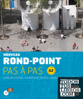 Noveau Rond Point Pas à Pas A2  Livre de l´éleve+ Cahier d'exercises + CD