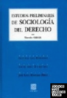 Estudios de sociología del derecho
