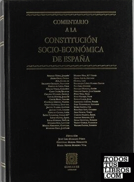 Comentario a la constitución socio-económica de España