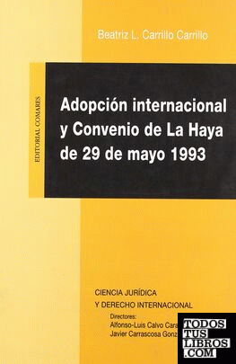 Adopción internacional y convenio de La Haya de 29 de mayo de 1993
