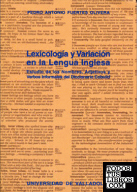 LEXICOLOGÍA Y VARIACIÓN EN LA LENGUA INGLESA. ESTUDIO DE LOS NOMBRES, ADJETIVOS Y VERBOS INFORMALES DEL DICC. COBUILD