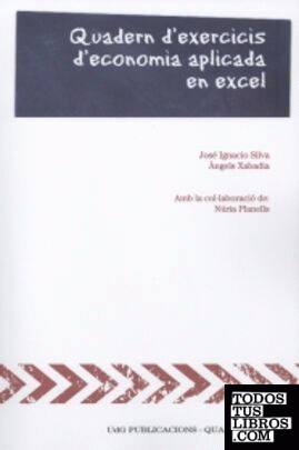 Quadern d'exercicis d'economia aplicada en excel