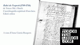 Rahó de l'esperit (1709-1714) de Teresa Mir i March