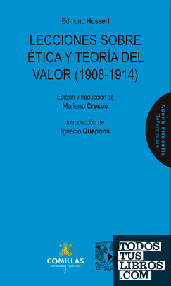Lecciones sobre ética y teoría del valor (1908-1914)