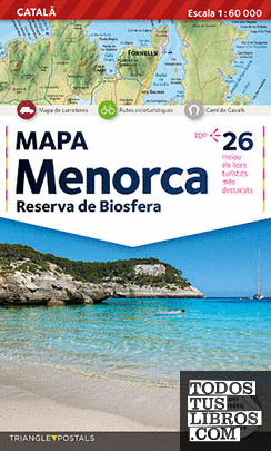 Menorca, mapa