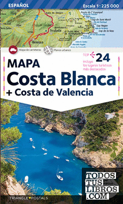 Costa Blanca, mapa