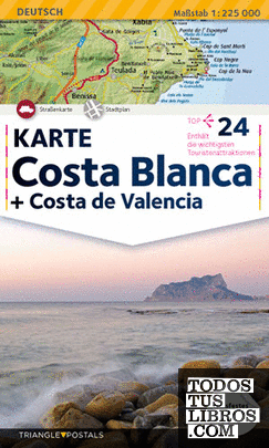 Costa Blanca, map